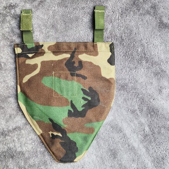 Camouflage Tactical Vest Carrier w/ Inserts Size Large Woodland BDU Display Only - Picture 13 of 15
